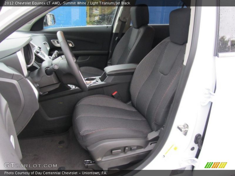 Summit White / Light Titanium/Jet Black 2012 Chevrolet Equinox LT AWD