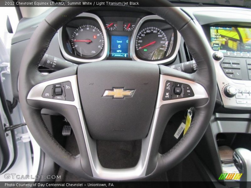 Summit White / Light Titanium/Jet Black 2012 Chevrolet Equinox LT AWD