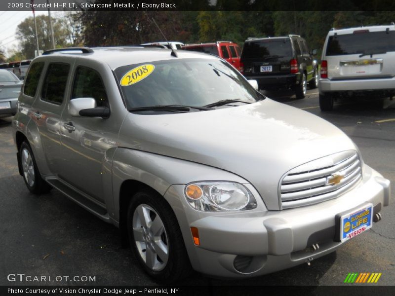 Silverstone Metallic / Ebony Black 2008 Chevrolet HHR LT