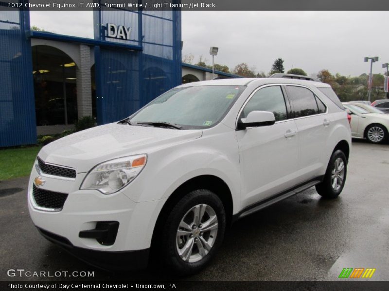 Summit White / Light Titanium/Jet Black 2012 Chevrolet Equinox LT AWD