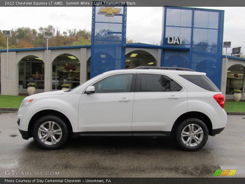 Summit White / Light Titanium/Jet Black 2012 Chevrolet Equinox LT AWD