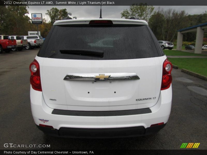 Summit White / Light Titanium/Jet Black 2012 Chevrolet Equinox LT AWD