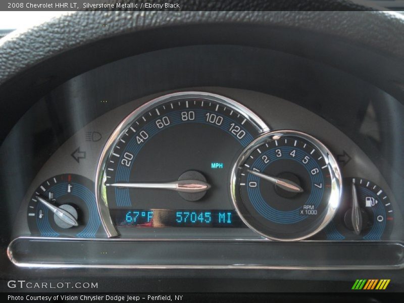 Silverstone Metallic / Ebony Black 2008 Chevrolet HHR LT