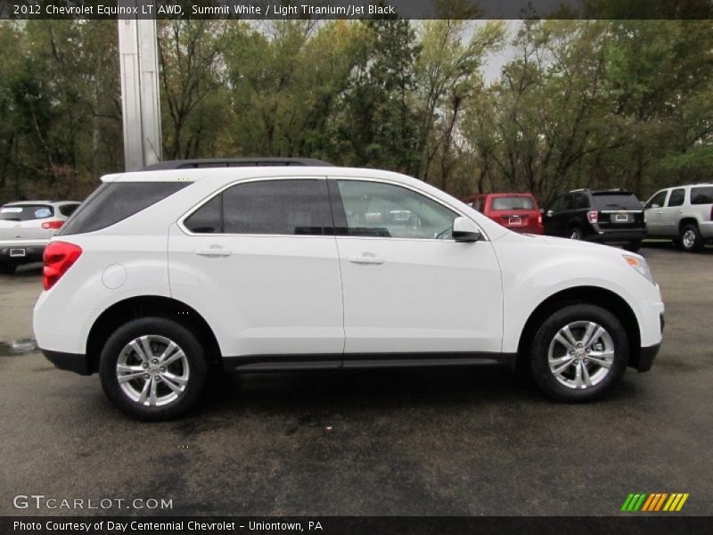 Summit White / Light Titanium/Jet Black 2012 Chevrolet Equinox LT AWD