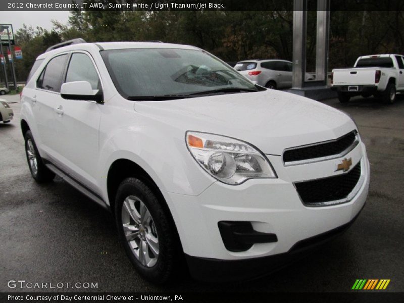 Summit White / Light Titanium/Jet Black 2012 Chevrolet Equinox LT AWD