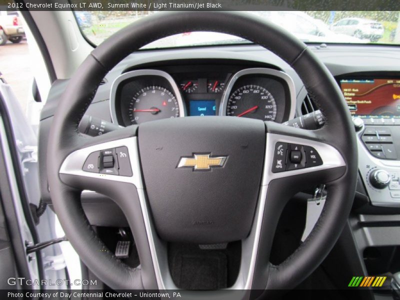 Summit White / Light Titanium/Jet Black 2012 Chevrolet Equinox LT AWD