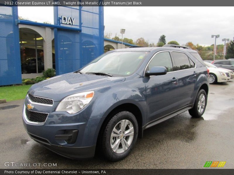 Twilight Blue Metallic / Light Titanium/Jet Black 2012 Chevrolet Equinox LT AWD