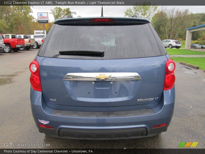 Twilight Blue Metallic / Light Titanium/Jet Black 2012 Chevrolet Equinox LT AWD
