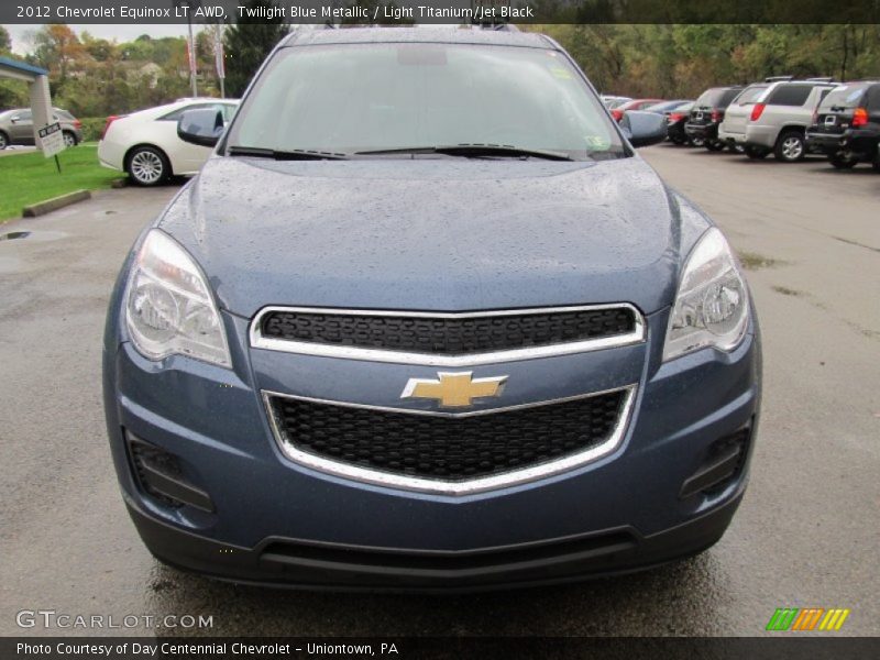 Twilight Blue Metallic / Light Titanium/Jet Black 2012 Chevrolet Equinox LT AWD
