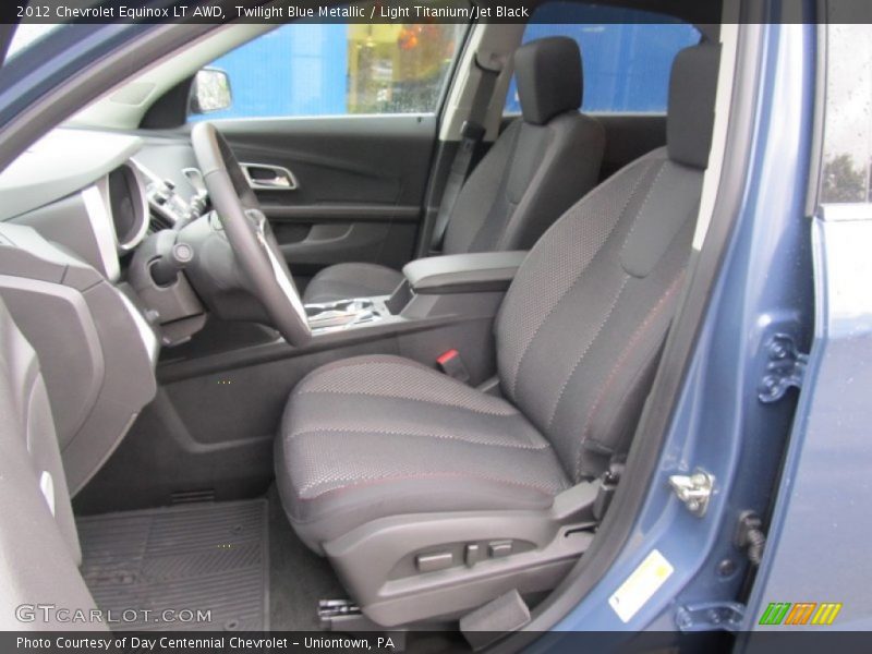 Twilight Blue Metallic / Light Titanium/Jet Black 2012 Chevrolet Equinox LT AWD