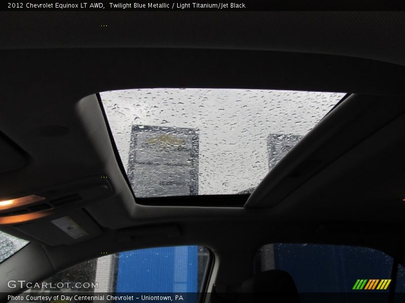 Twilight Blue Metallic / Light Titanium/Jet Black 2012 Chevrolet Equinox LT AWD