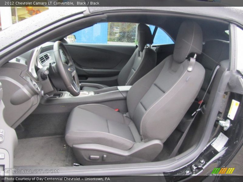  2012 Camaro LT Convertible Black Interior