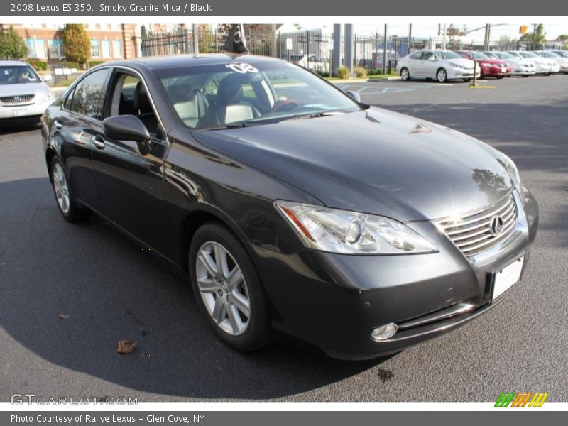 Smoky Granite Mica / Black 2008 Lexus ES 350