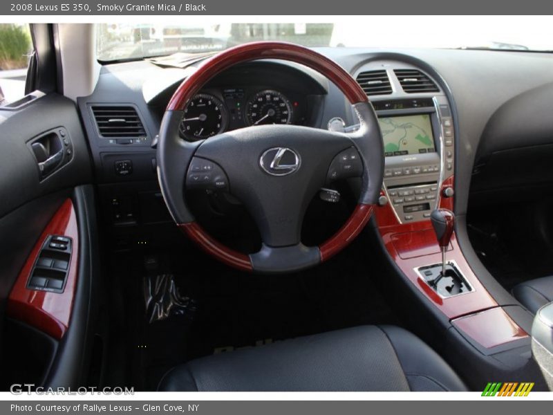 Smoky Granite Mica / Black 2008 Lexus ES 350