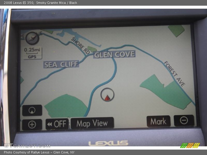 Smoky Granite Mica / Black 2008 Lexus ES 350
