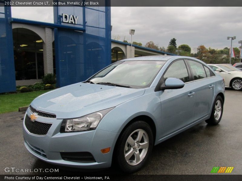 Ice Blue Metallic / Jet Black 2012 Chevrolet Cruze LT