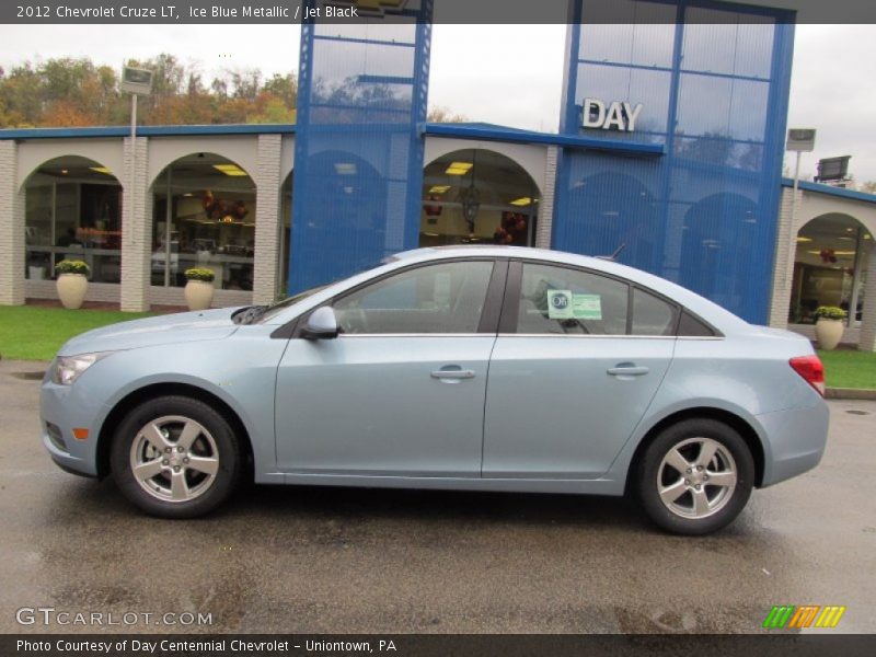 Ice Blue Metallic / Jet Black 2012 Chevrolet Cruze LT