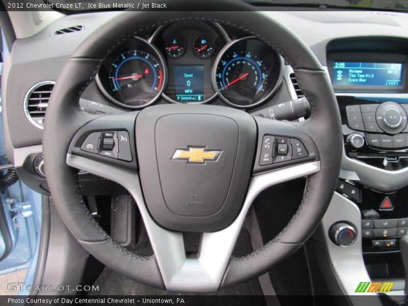 Ice Blue Metallic / Jet Black 2012 Chevrolet Cruze LT