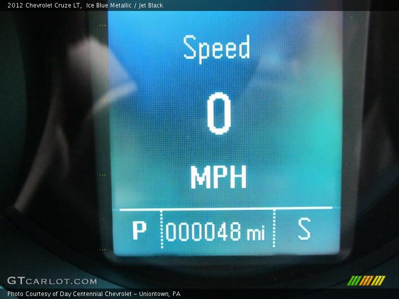 Ice Blue Metallic / Jet Black 2012 Chevrolet Cruze LT