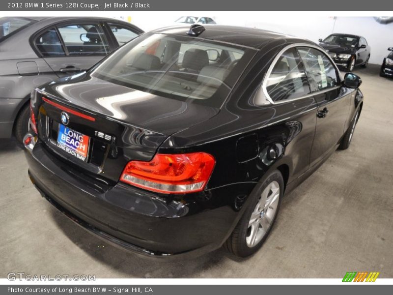 Jet Black / Black 2012 BMW 1 Series 128i Coupe