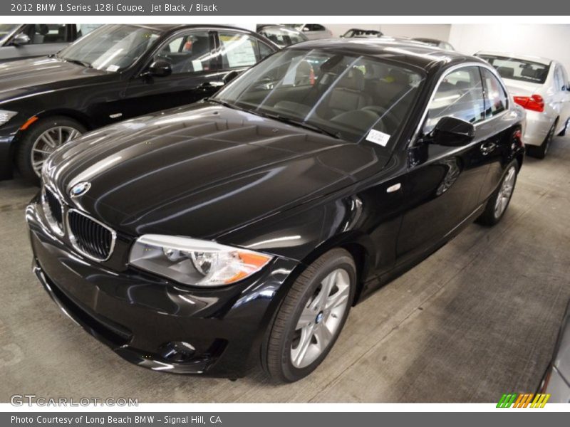 Jet Black / Black 2012 BMW 1 Series 128i Coupe