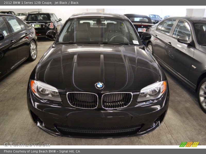 Jet Black / Black 2012 BMW 1 Series 128i Coupe