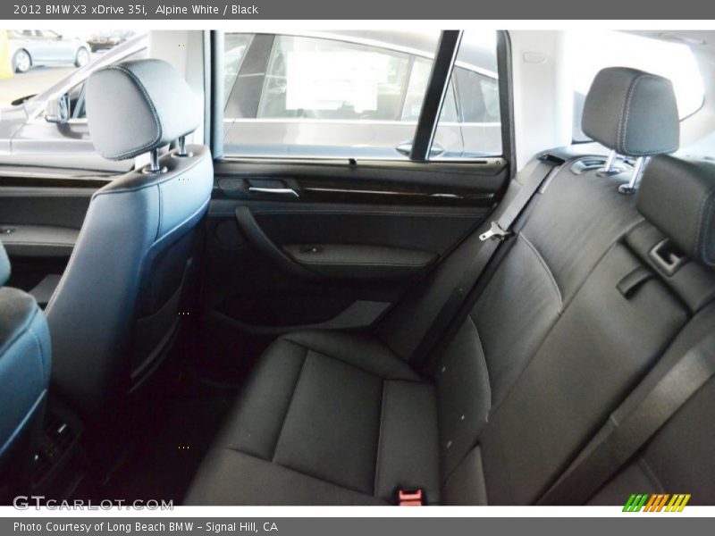 Alpine White / Black 2012 BMW X3 xDrive 35i