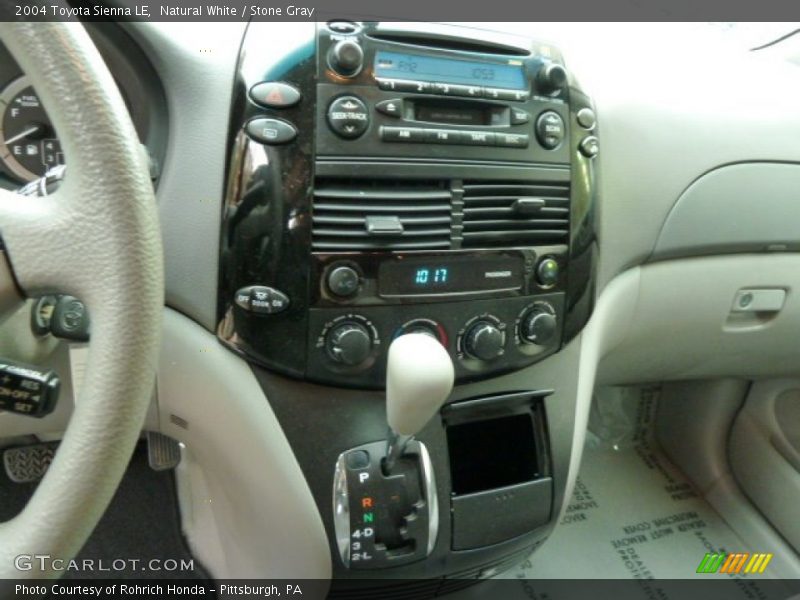 Natural White / Stone Gray 2004 Toyota Sienna LE