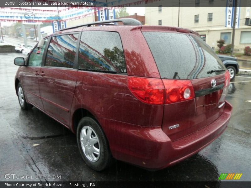 Salsa Red Pearl / Stone 2008 Toyota Sienna CE