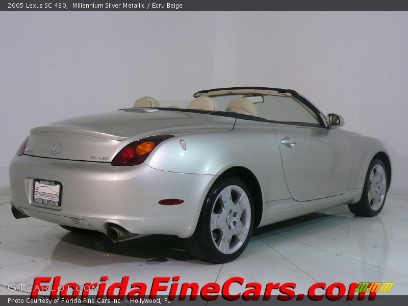 Millennium Silver Metallic / Ecru Beige 2005 Lexus SC 430