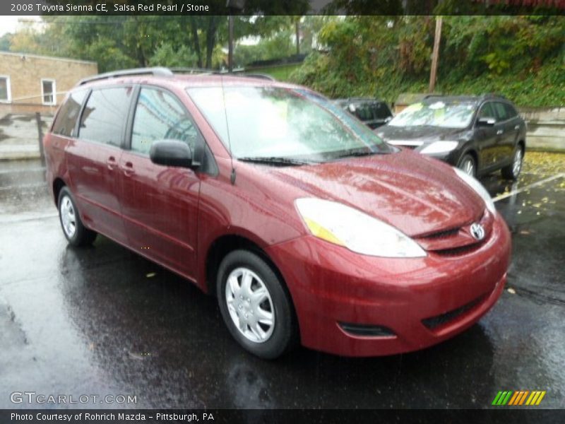 Salsa Red Pearl / Stone 2008 Toyota Sienna CE