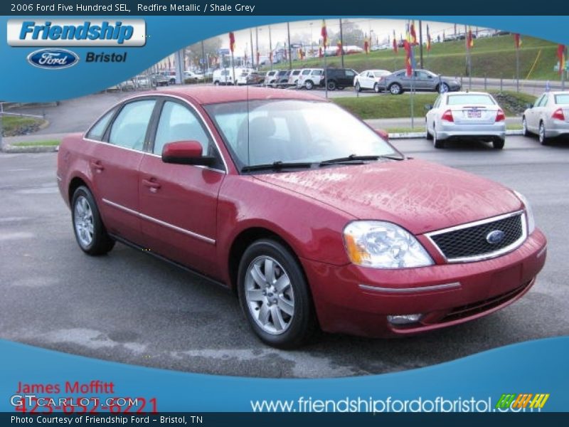 Redfire Metallic / Shale Grey 2006 Ford Five Hundred SEL