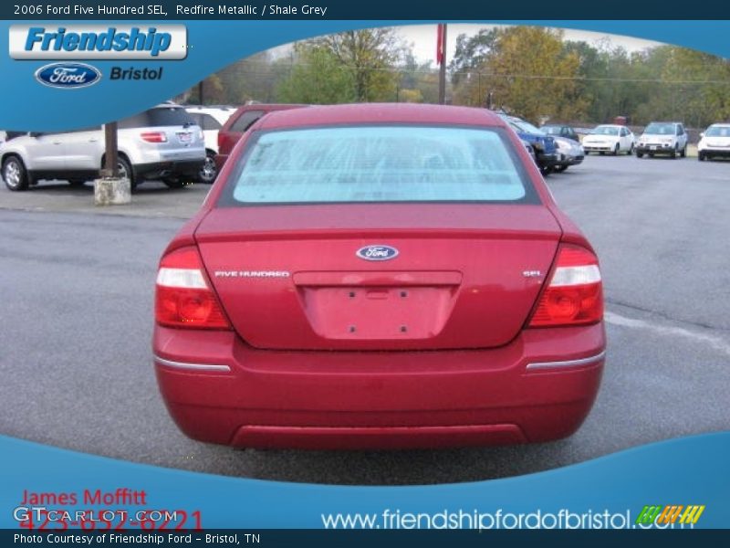 Redfire Metallic / Shale Grey 2006 Ford Five Hundred SEL