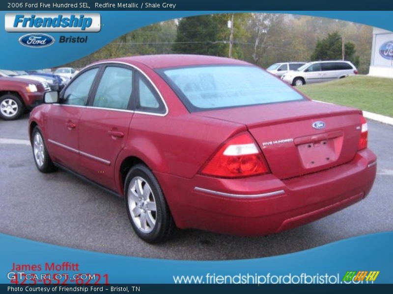 Redfire Metallic / Shale Grey 2006 Ford Five Hundred SEL
