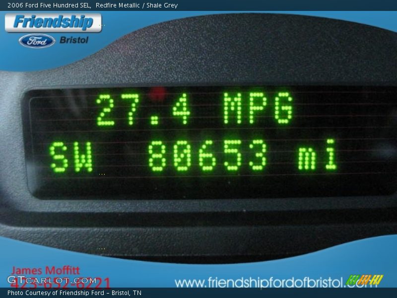 Redfire Metallic / Shale Grey 2006 Ford Five Hundred SEL