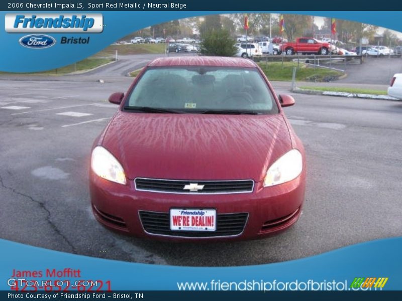 Sport Red Metallic / Neutral Beige 2006 Chevrolet Impala LS