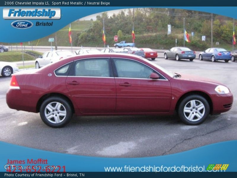 Sport Red Metallic / Neutral Beige 2006 Chevrolet Impala LS