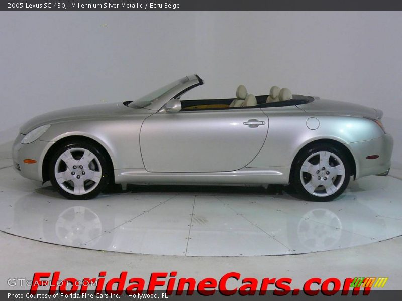 Millennium Silver Metallic / Ecru Beige 2005 Lexus SC 430