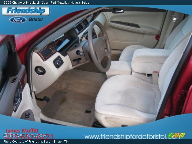 Sport Red Metallic / Neutral Beige 2006 Chevrolet Impala LS