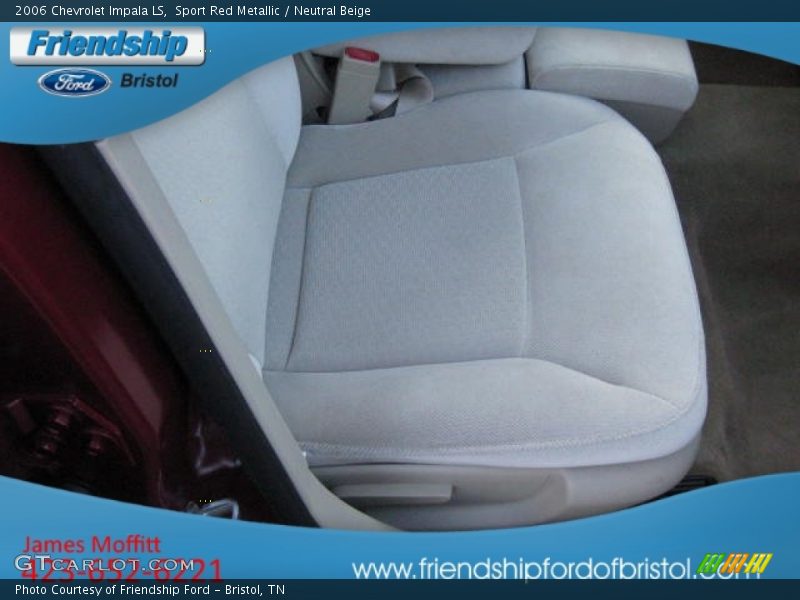Sport Red Metallic / Neutral Beige 2006 Chevrolet Impala LS