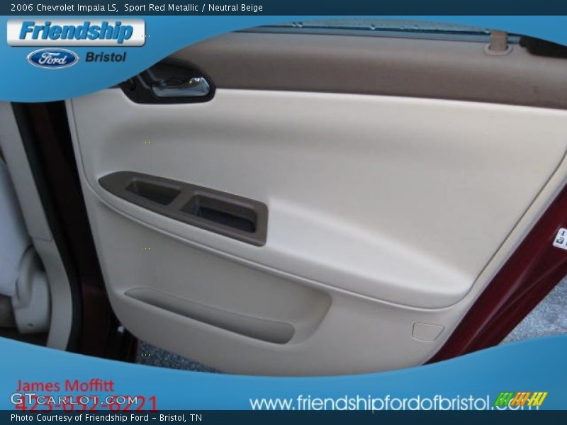 Sport Red Metallic / Neutral Beige 2006 Chevrolet Impala LS