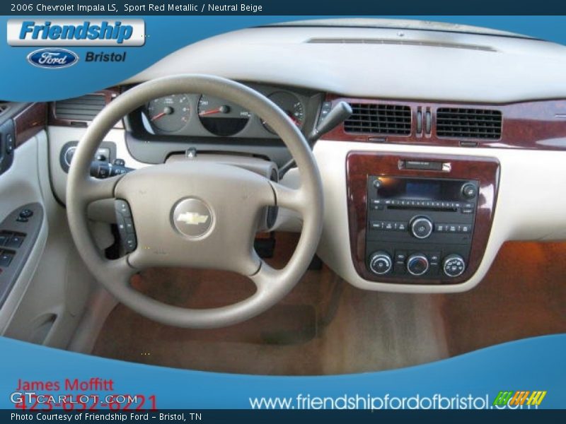 Sport Red Metallic / Neutral Beige 2006 Chevrolet Impala LS