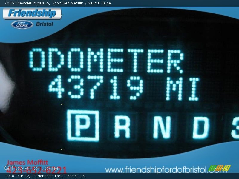 Sport Red Metallic / Neutral Beige 2006 Chevrolet Impala LS