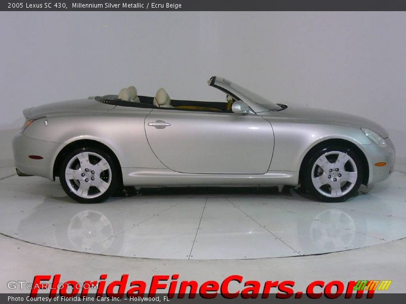 Millennium Silver Metallic / Ecru Beige 2005 Lexus SC 430