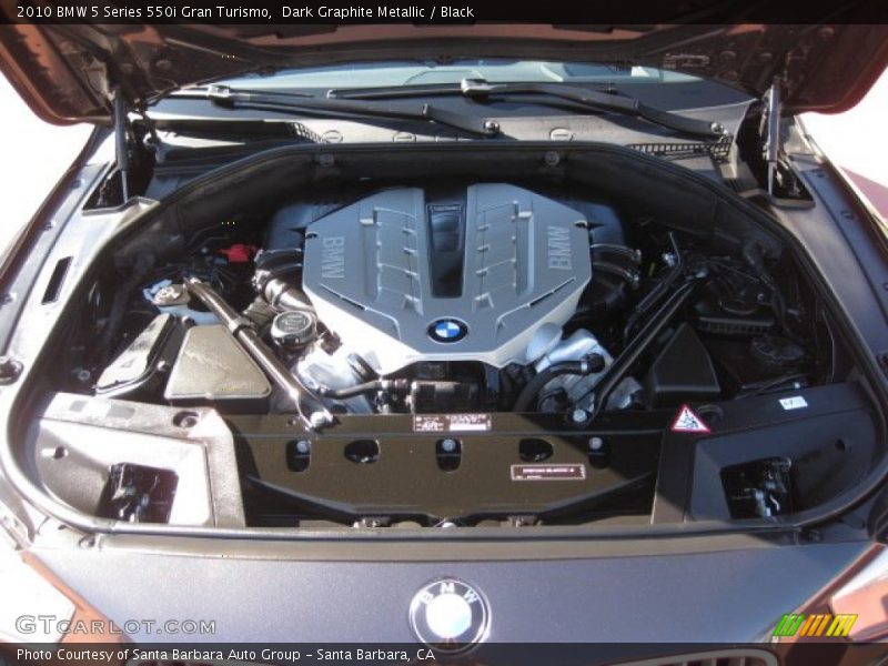  2010 5 Series 550i Gran Turismo Engine - 4.4 Liter Twin-Turbocharged DOHC 32-Valve VVT V8
