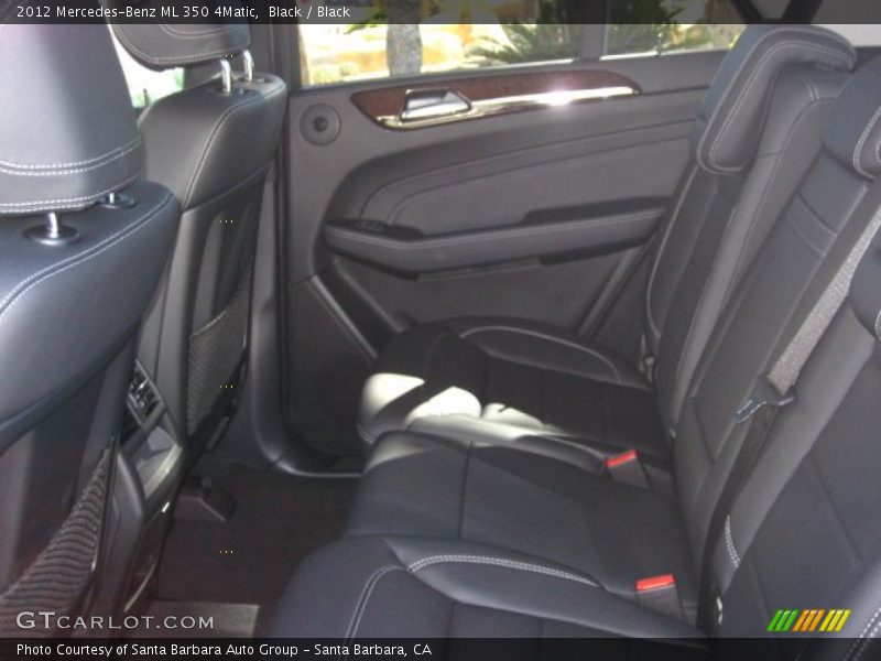 Black / Black 2012 Mercedes-Benz ML 350 4Matic