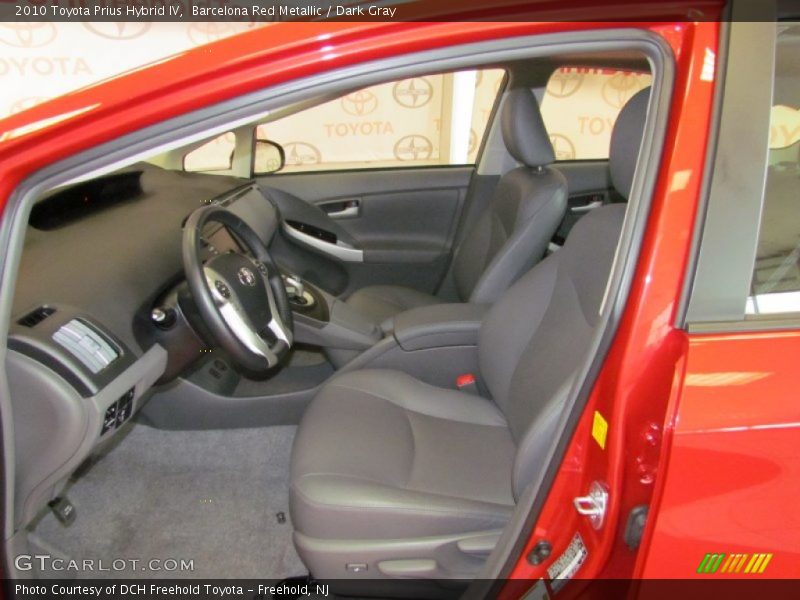Barcelona Red Metallic / Dark Gray 2010 Toyota Prius Hybrid IV