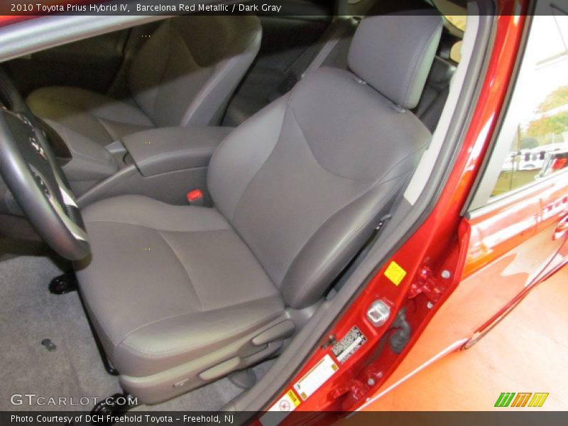 Barcelona Red Metallic / Dark Gray 2010 Toyota Prius Hybrid IV