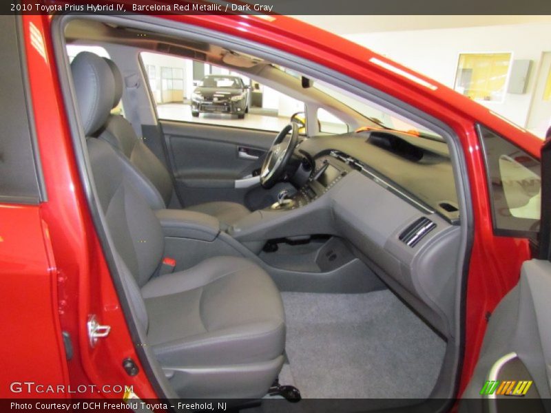 Barcelona Red Metallic / Dark Gray 2010 Toyota Prius Hybrid IV
