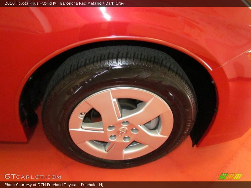 Barcelona Red Metallic / Dark Gray 2010 Toyota Prius Hybrid IV
